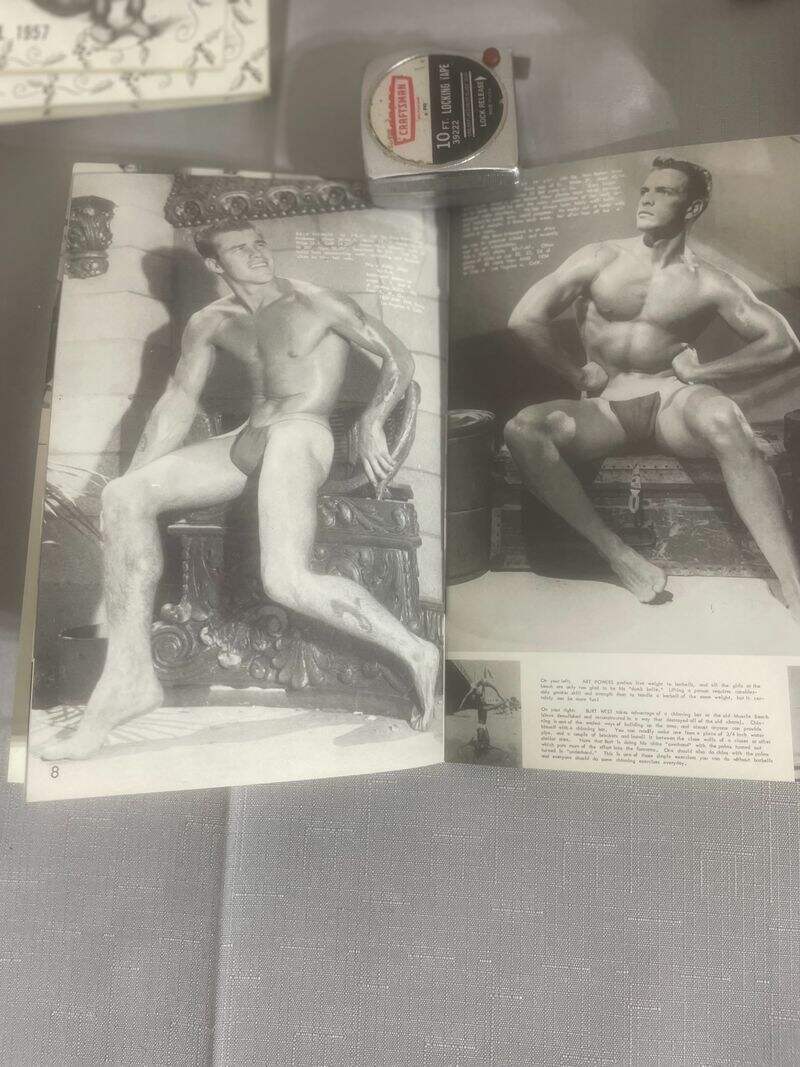 VTG PHYSIQUE PICTORIAL MAGAZINES VOL.12 NO.3-1962 UN-CIRCULATED!!
