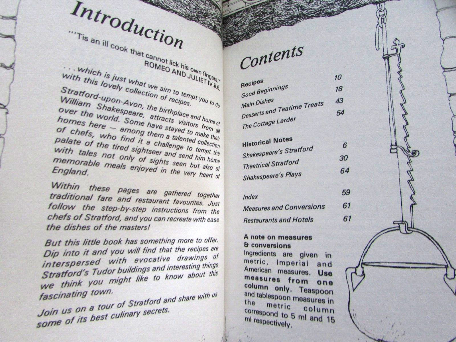 THE CREATIVE HOSTESS Lot 2: BATH COOKBOOK (HC) 1983; STRATFORD-UPON-AVON COOKBK