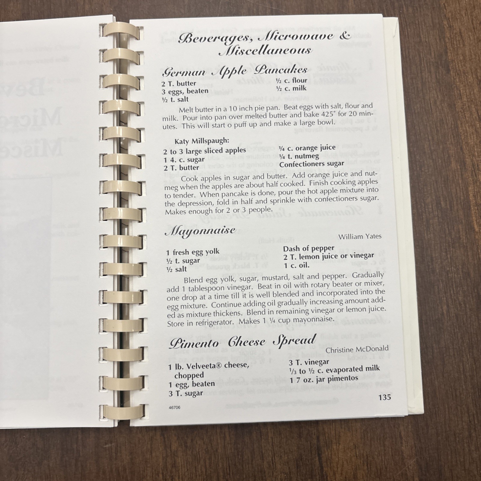 Cookbook Historical Recipes of Granville Tennessee TN Recipes 144 Pages