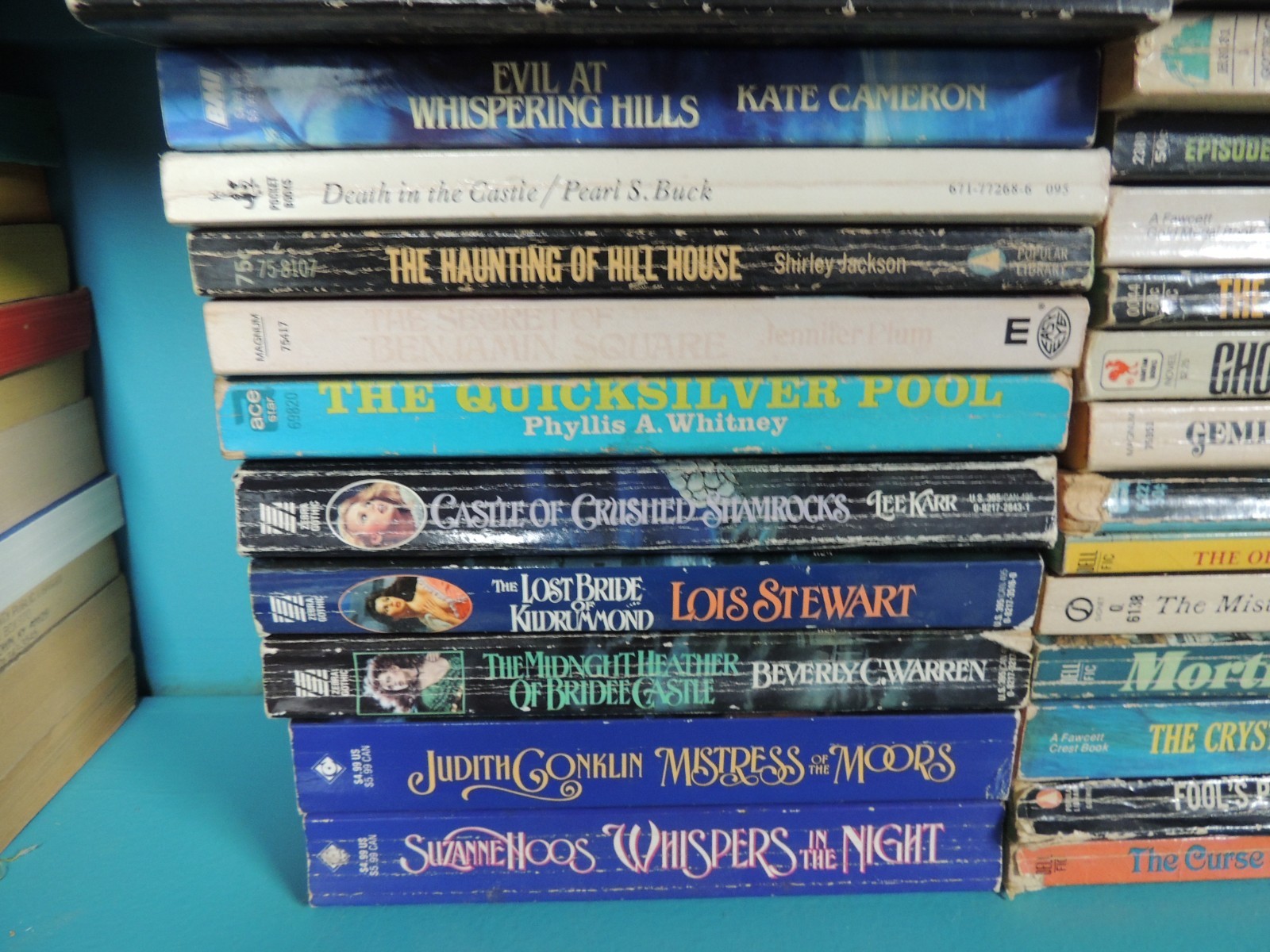 38 Vintage Romantic Suspense/Gothic Pbs..various authors