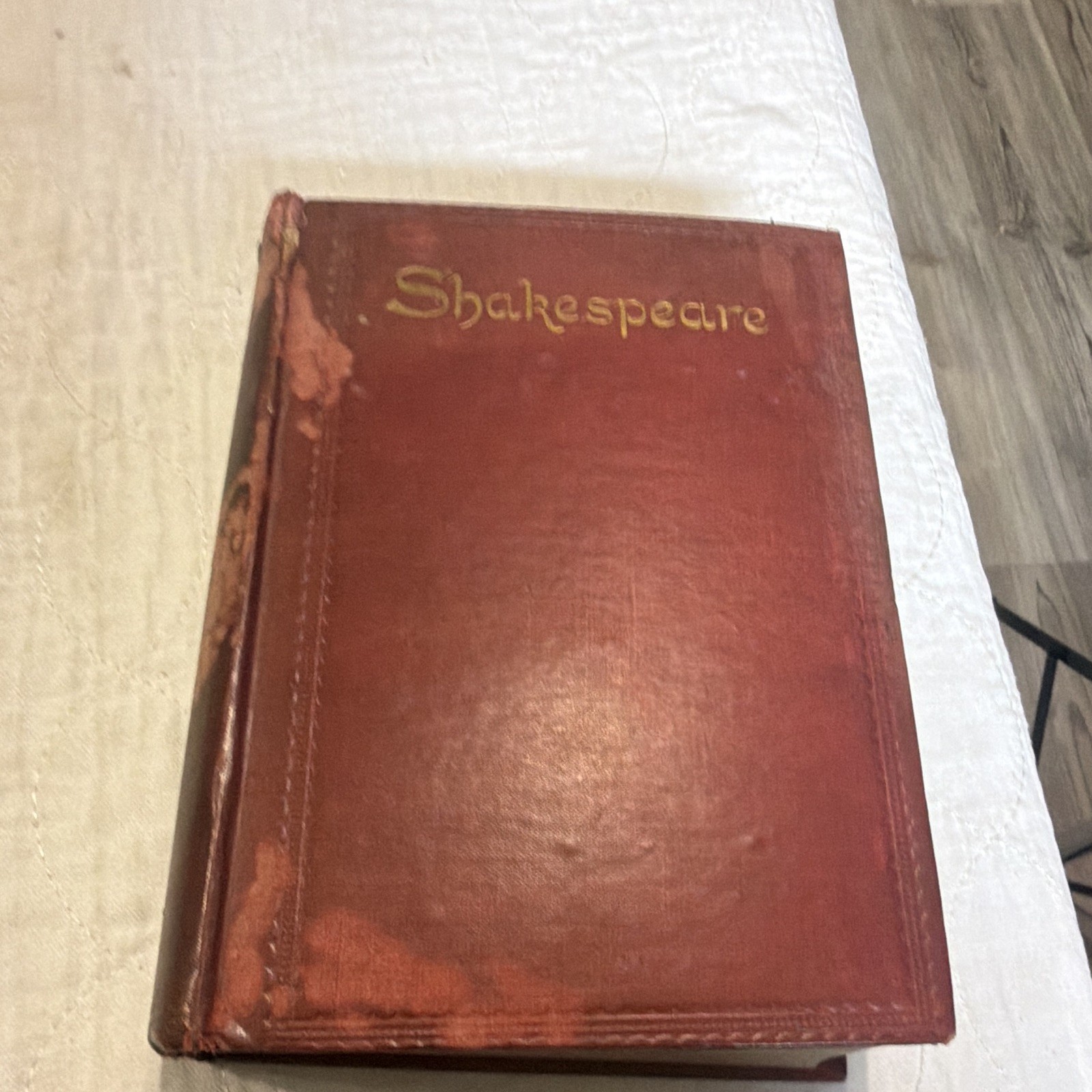 Oxford University Press Complete Works of William Shakespeare Leather 1916