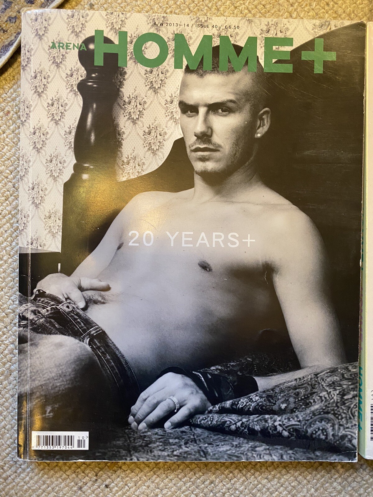20th Anniversary HOMME ARENA PLUS mag Steven Klein, Juergen Teller, Beckham