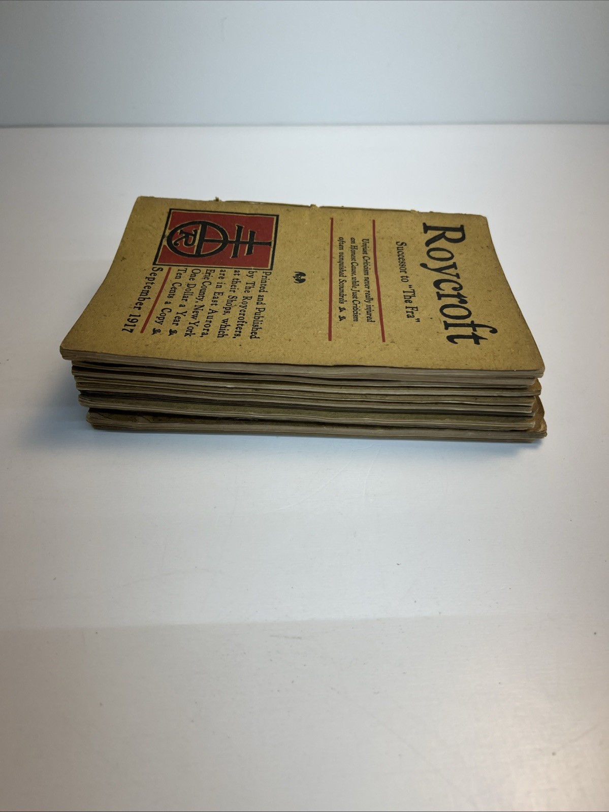 Vintage Roycraft Pocket Magazines 1916-1919 Lot of 11 Issues