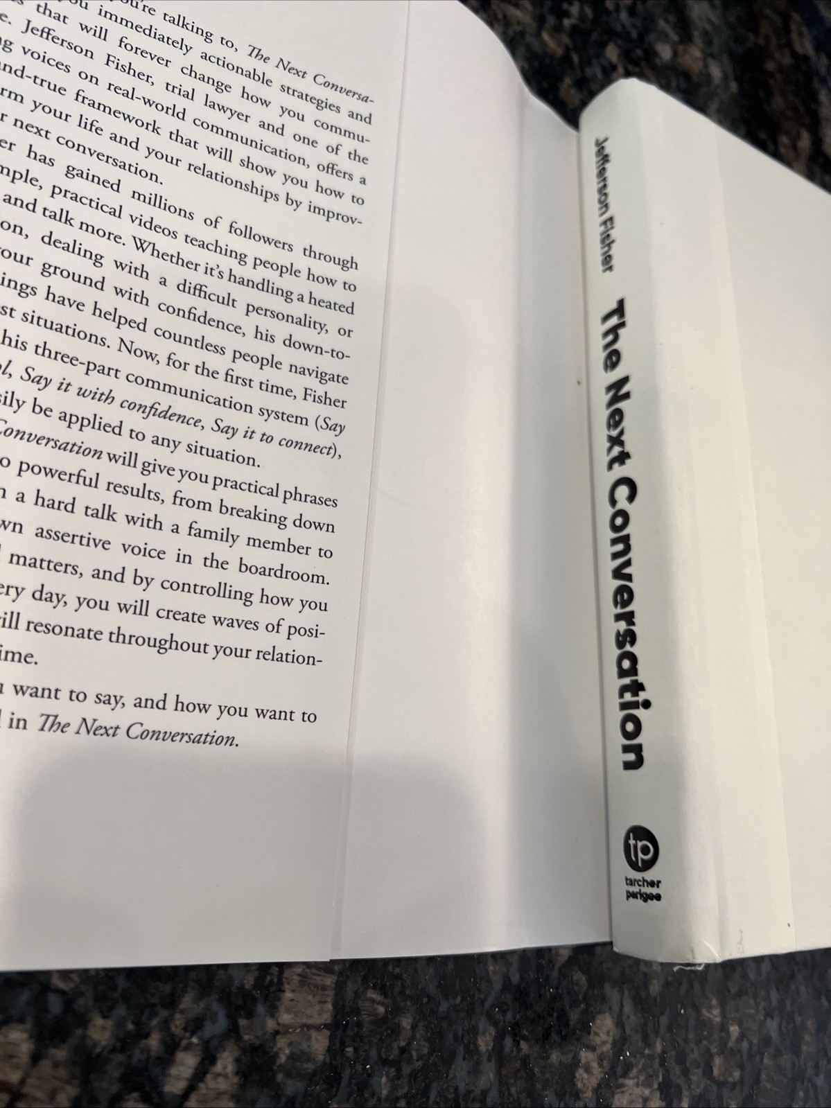 Next Conversation : Argue Less, Talk More by Jefferson Fisher 1st Print SIGNED