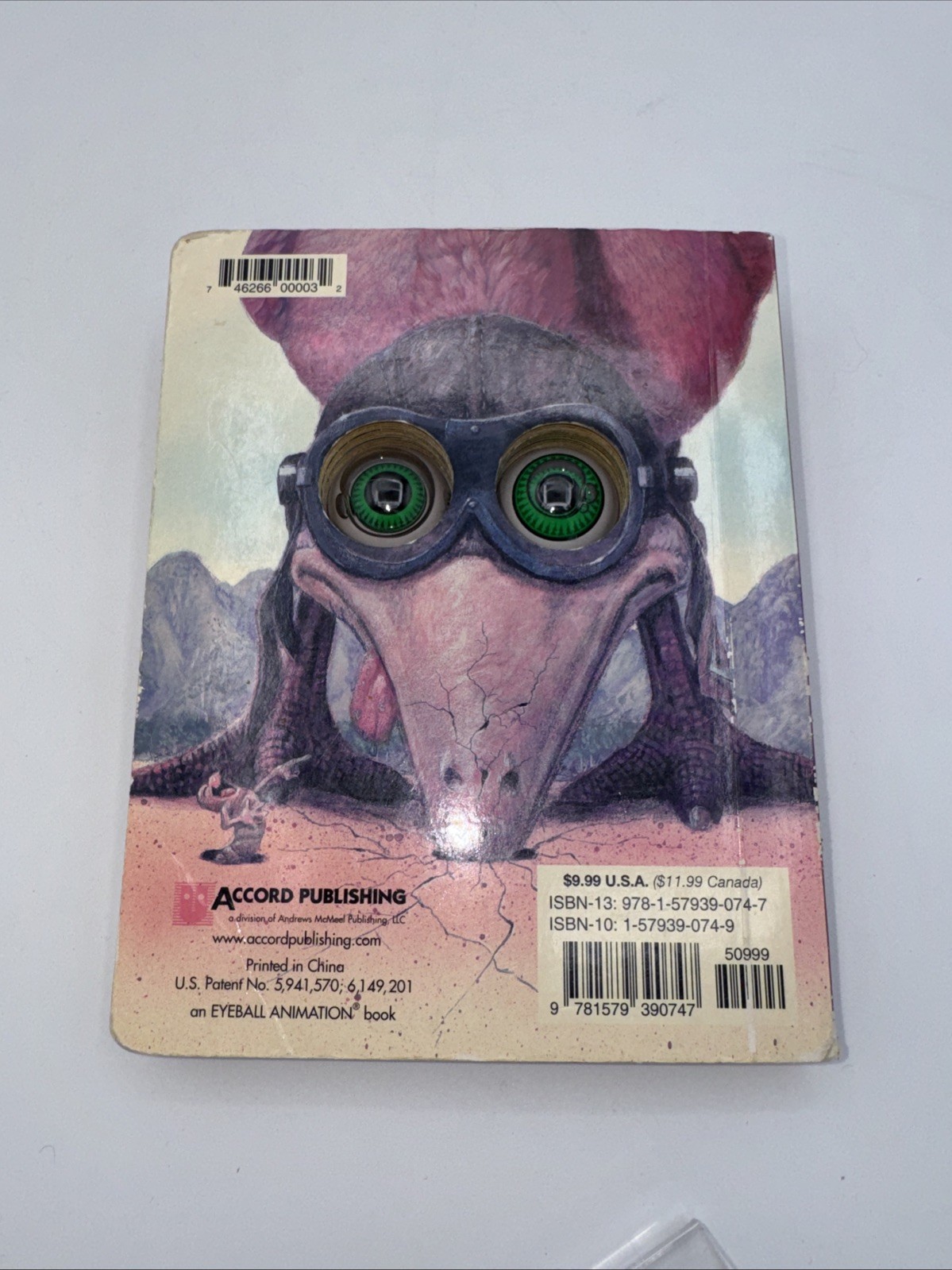Ten Little Dinosaurs Animated Eyeball Board Book Pattie Schnetzler Jim Harris
