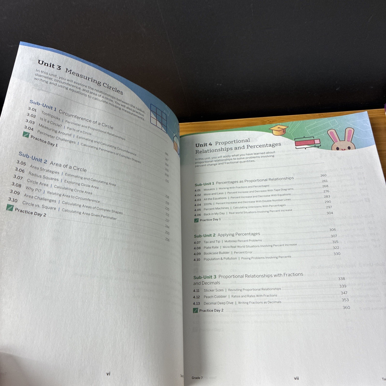 Amplify Desmos Math Student Edition Grade 7 Volume 1 & 2 Books 2026 New Unused