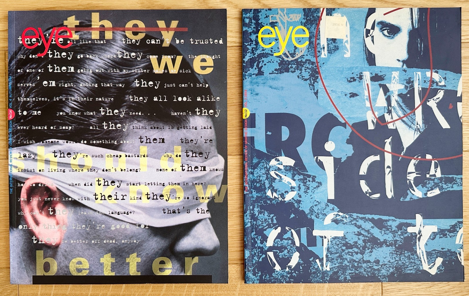 (6) EYE: International Review of Graphic Design, 1992-95 Emigre TYPOGRAPHY