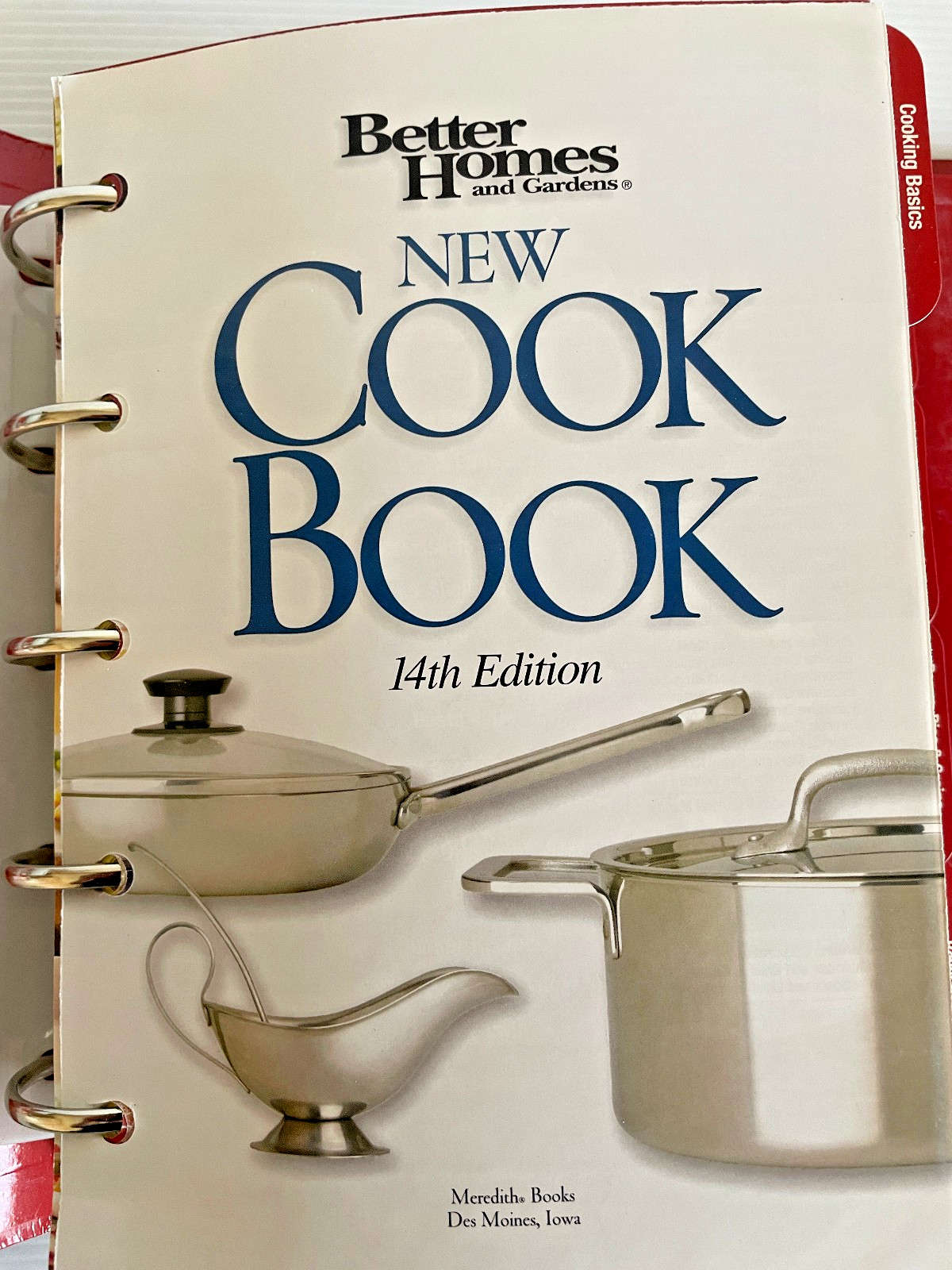 Better Homes and Gardens New Cookbook 14th Edition 5 Ring Binder 656 Pages 2006