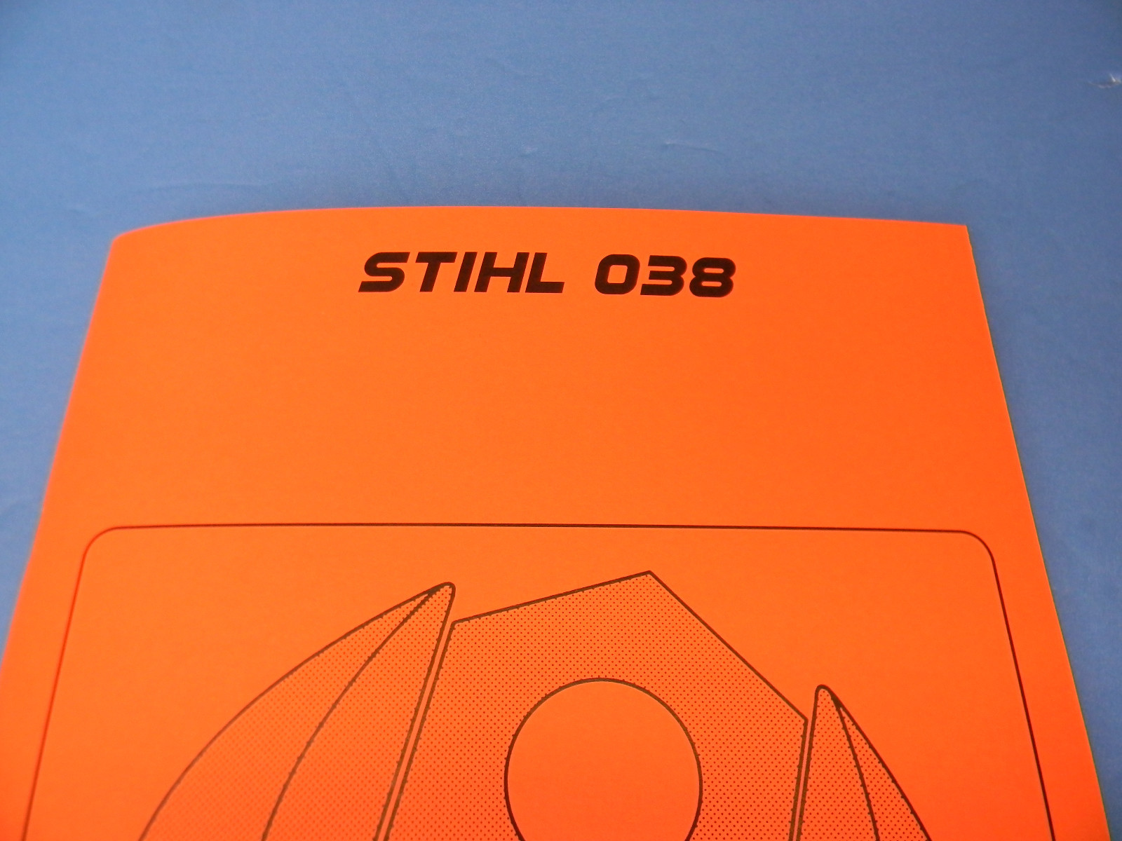 FOR STIHL CHAINSAW 038 REPAIR SERVICE MANUAL NEW 92 PAGES — MANUAL 25