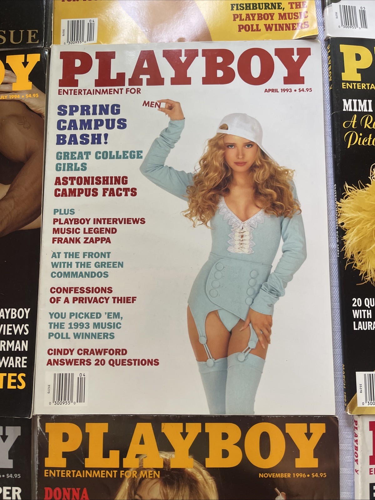*16 PLAYBOY 1992-1998 Lot* Donna D’errico NYPD NUDE