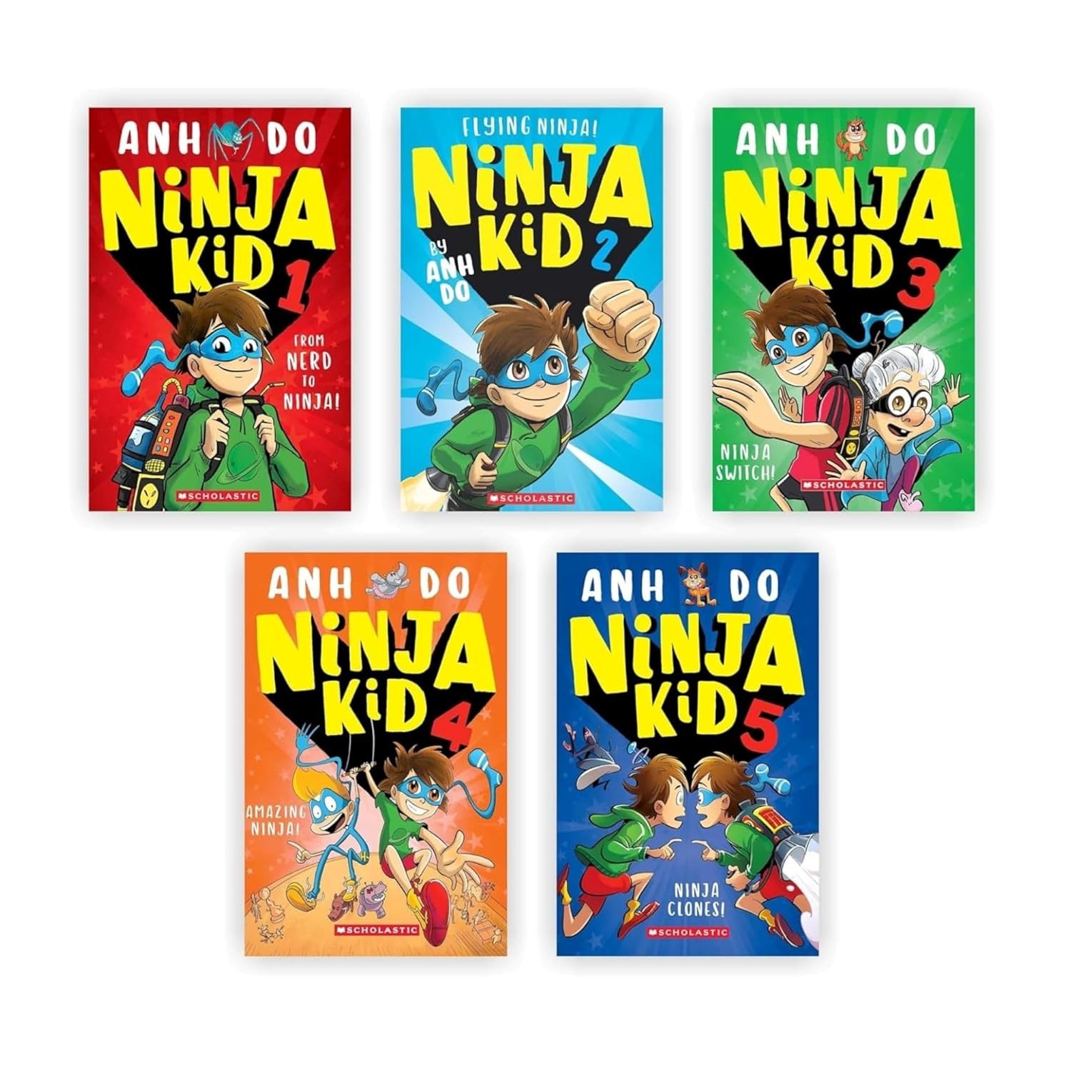 Ninja Kid Books 1-10 by Anh Do NEW paperback