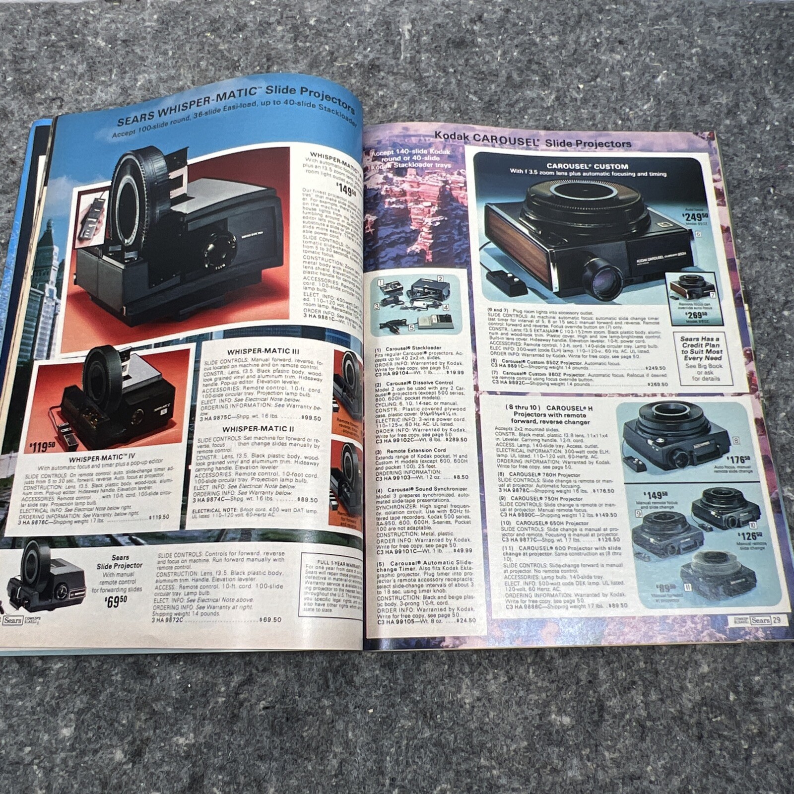 Vintage Sears Catalog 1977-78 Camera & Photographic Supplies Catalog