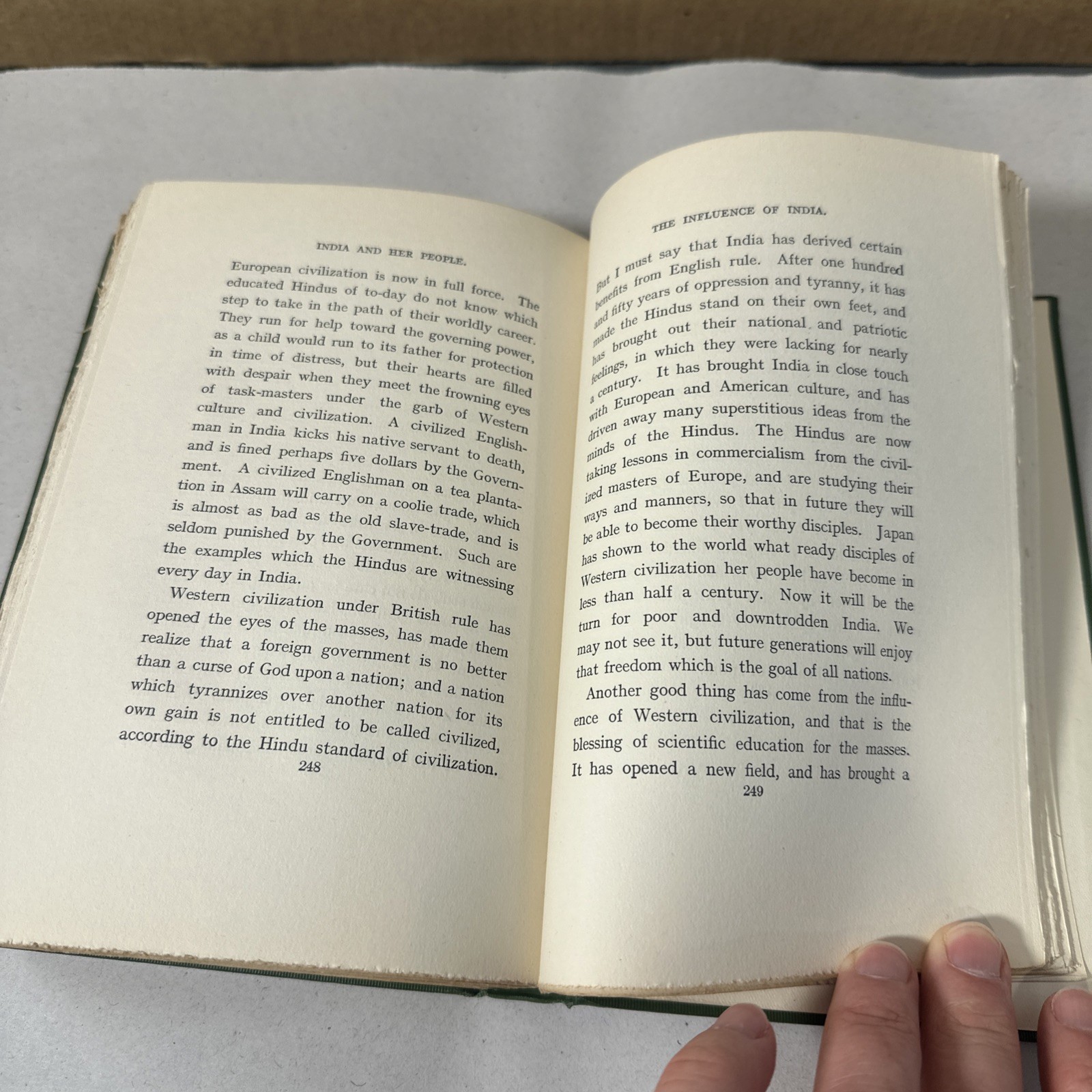 India and Her People By Swami Abhedananda First Edition 1906 Rare Book