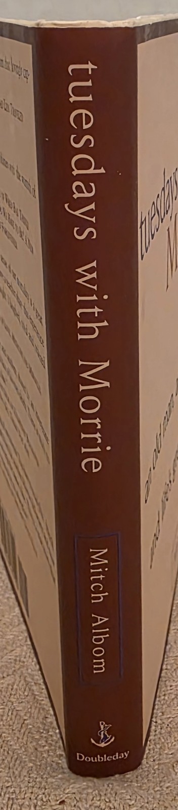 Tuesdays with Morrie – Mitch Albom [HC, 1997]