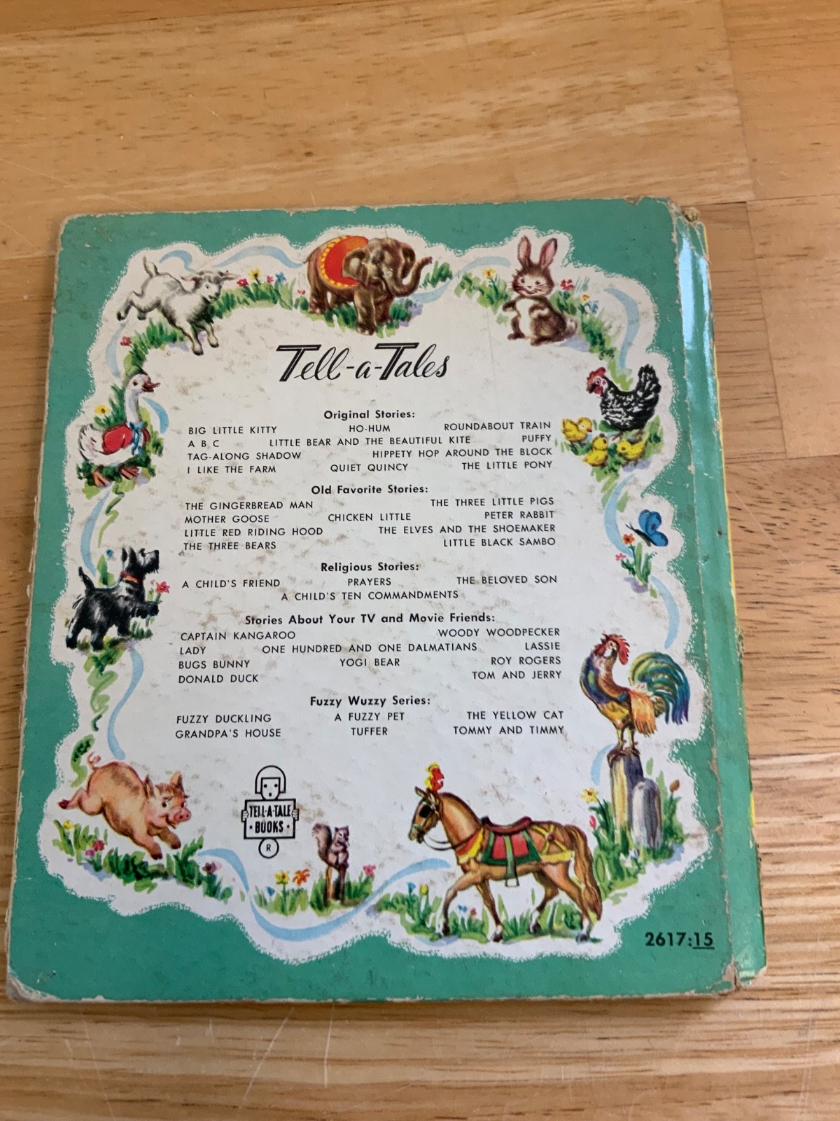 Vintage Tell-A-Tale Book, Whitman Publishing, “A Teeny-Tiny Tale” 1955 6.5″x5.5″