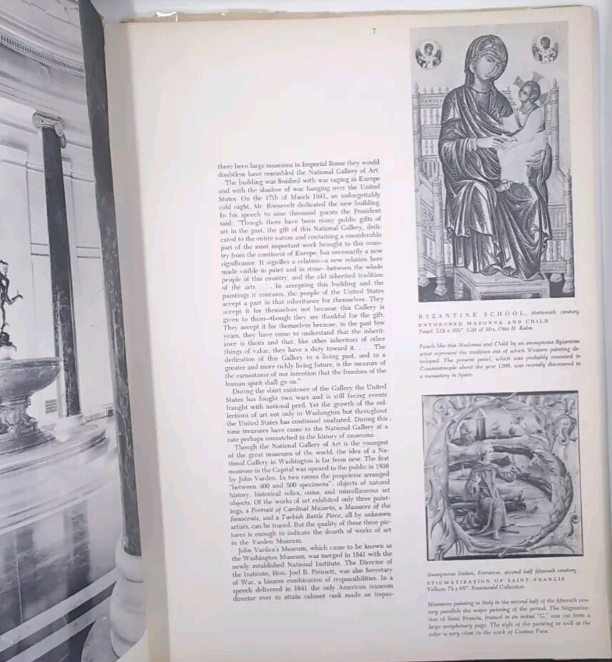National Gallery of Art Washington DC Book Text John Walker Abrahms + Brochure