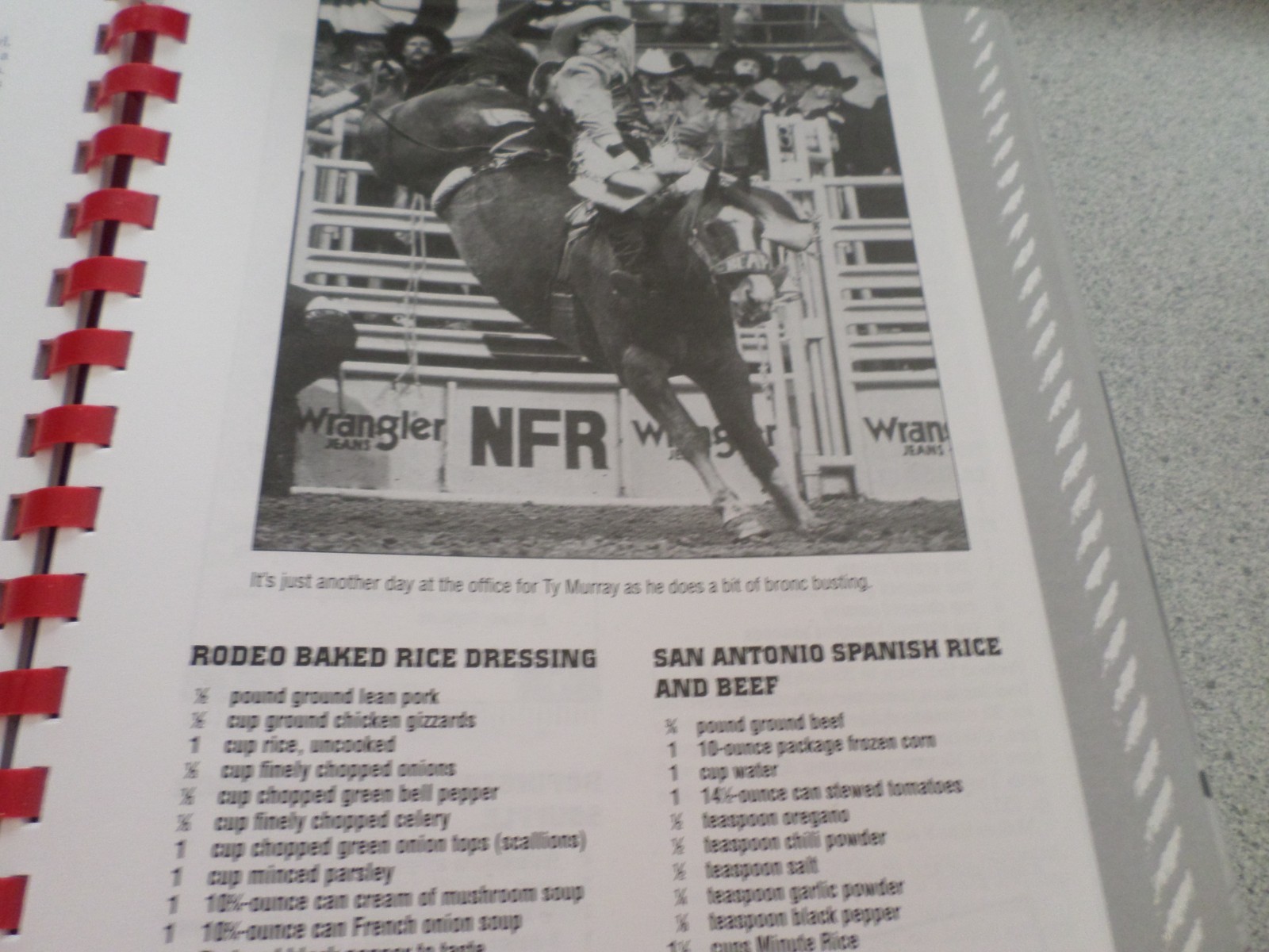 Spiral Cookbook 1995 The ALL AMERICAN COWBOY COOKBOOK 300+ Recipes 254 Pages