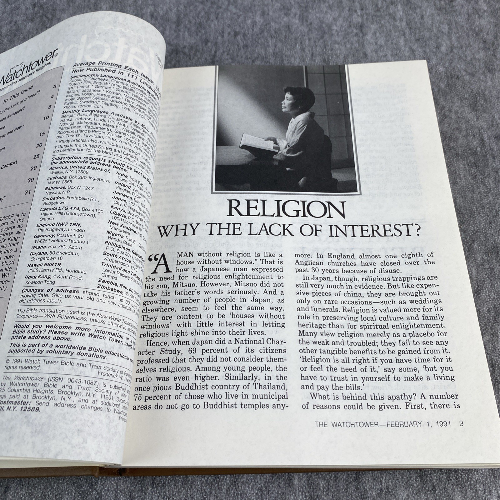 THE WATCHTOWER Faux Leather Bound – All Volumes From 1991 – Jehovah’s Witness ✅