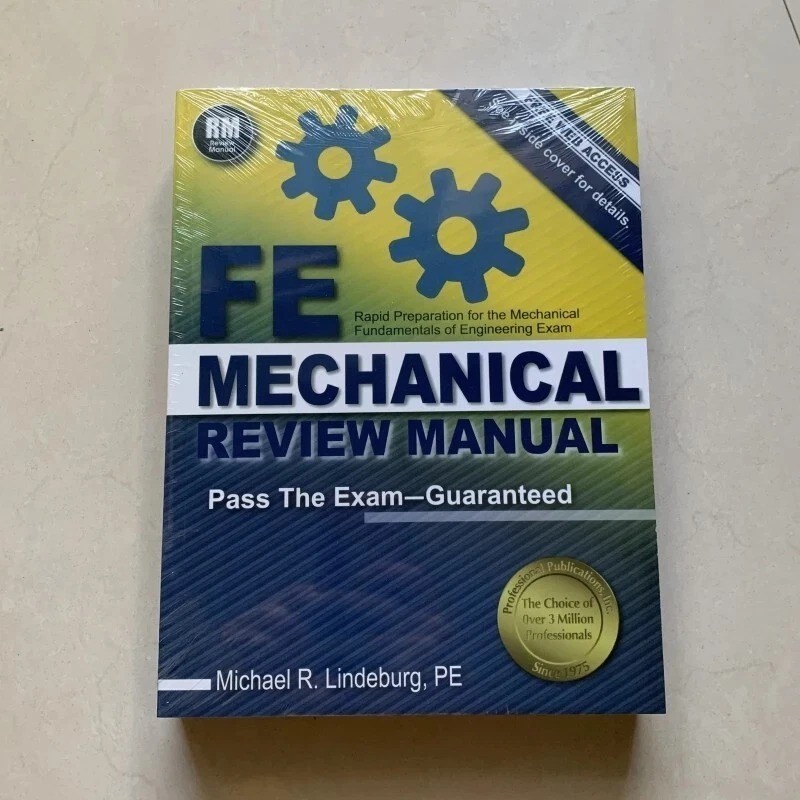 PPI FE Mechanical Review Manual + Practice Problems Bundle Lindeburg FE Exam Pre