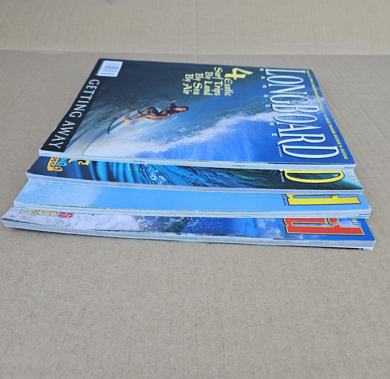 Longboard Magazine Lot of 4 – 2005 Dale Velzy Remembered Board Buyers Guide
