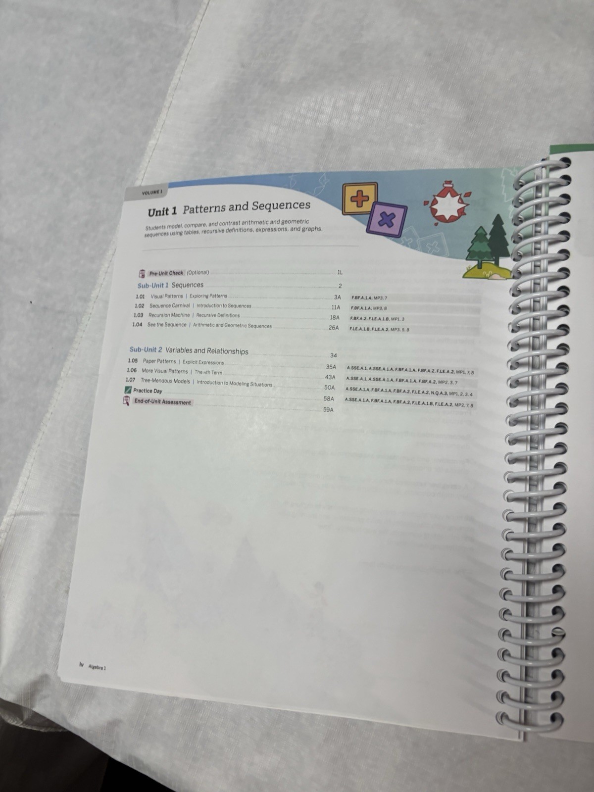 Amplify Desmos Math A1 Teacher Edition Volume 1