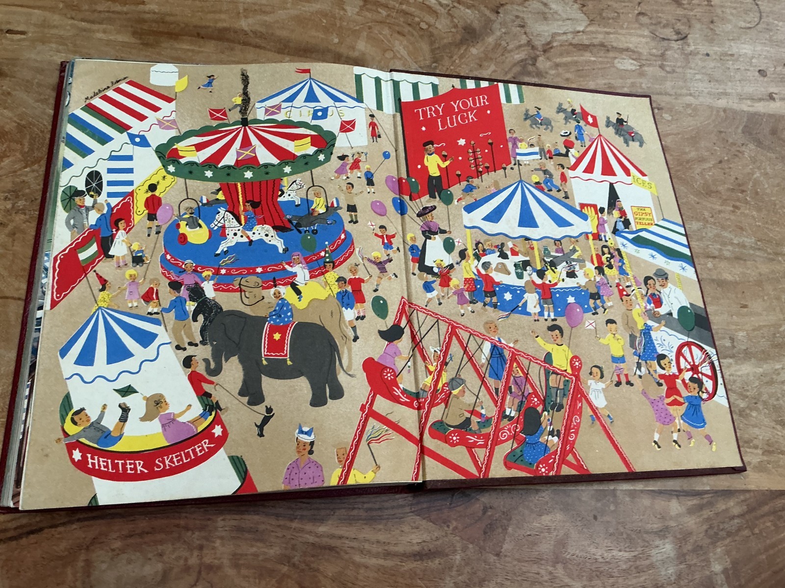 The Children’s Wonder Book in Colour No2 1948 Odhams Press Limited Hardback .