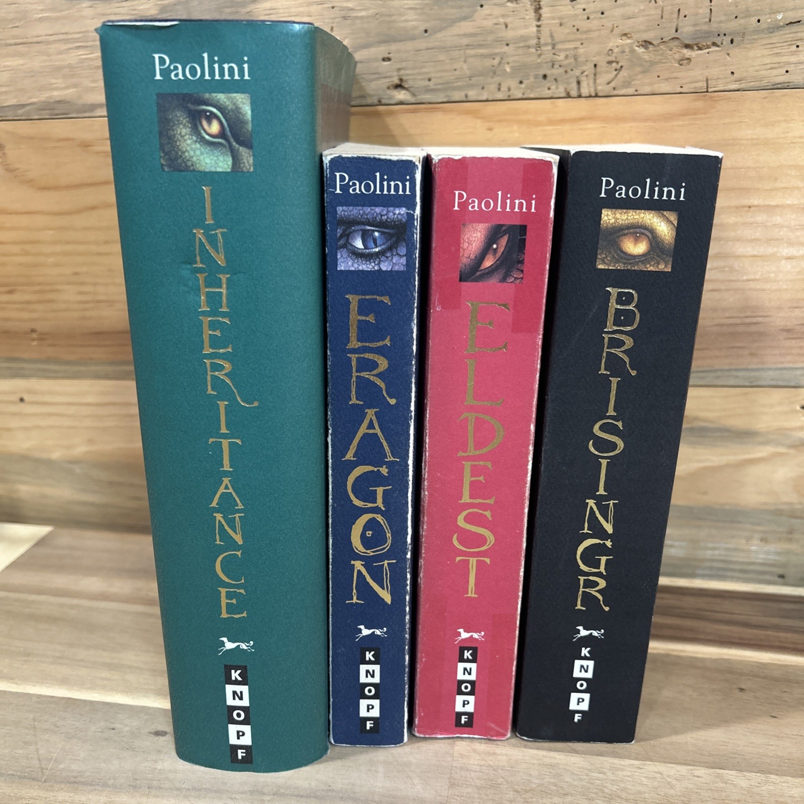 Inheritance Set : Eragon; Eldest; Brisingr by Christopher Paolini 2008 Complete!