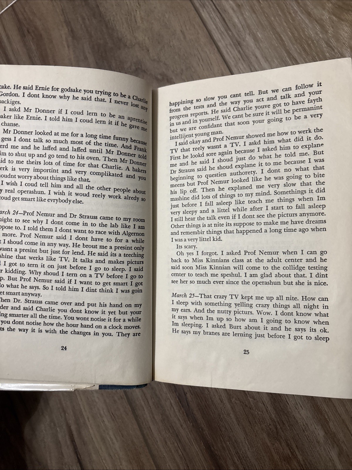 Flowers for Algernon — Daniel Keyes (1966, Hardcover) Ex Library Book