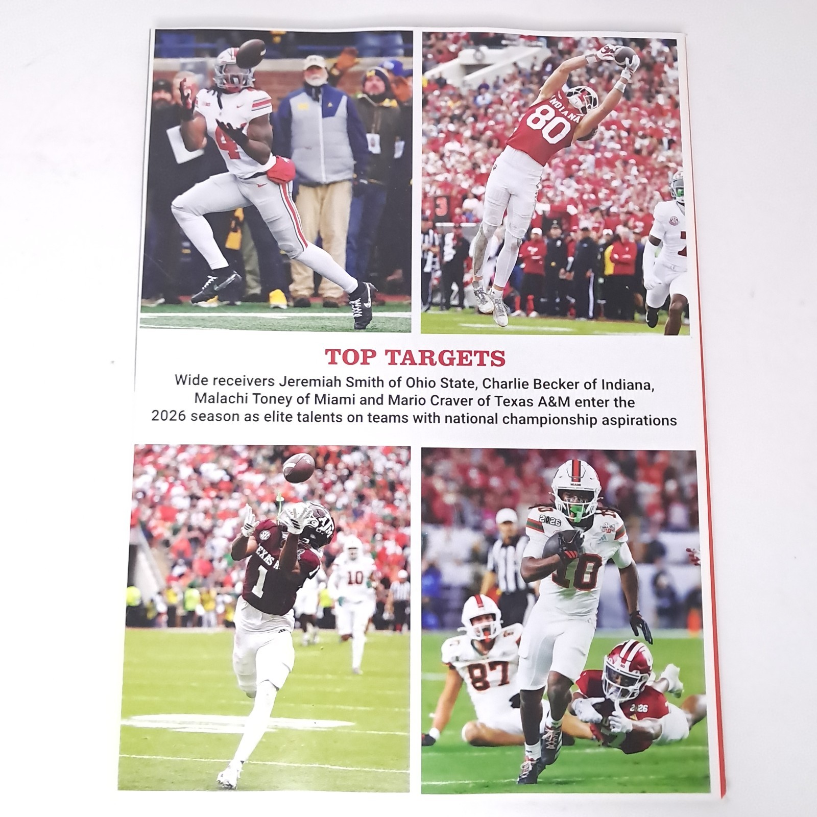 The Sporting News Magazine College Football Preview 2026 NCAA Football