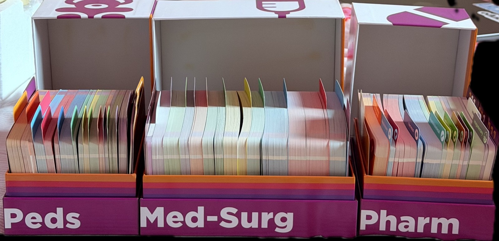 Level Up RN Nursing Flashcards Full Set of 11 Boxes – Like New Condition