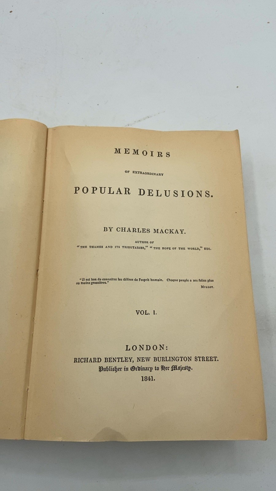 Memoirs of Extraordinary Popular Delusions Charles Mackay Hardcover Twelfth p…