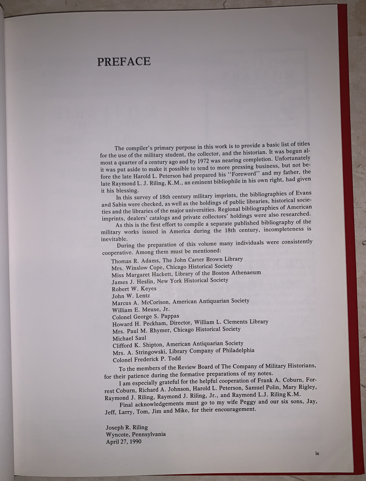 SIGNED, 1 of 650, ART & SCIENCE OF WAR IN AMERICA BIBLIOGRAPHY MILITARY IMPRINTS