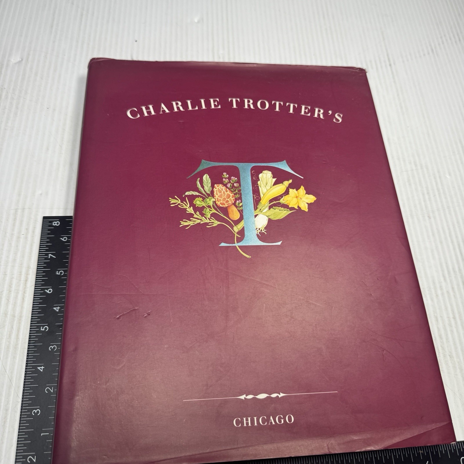 Vintage 1994 Charlie Trotter’s Cookbook Chicago Hardcover Ten Speed Press
