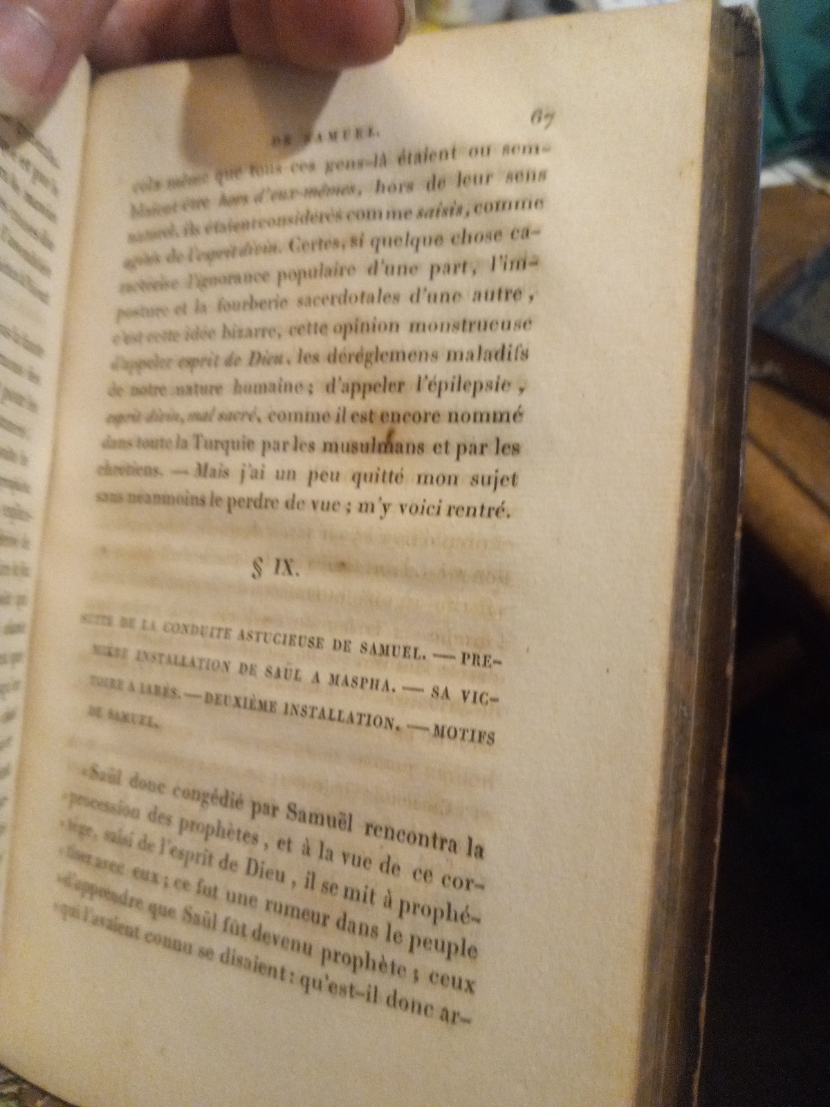 1822 HISTORY BOOK IN FRENCH SIGNED BY MARIO PEDRO ARATA! – HISTOIRE DE SAMUEL