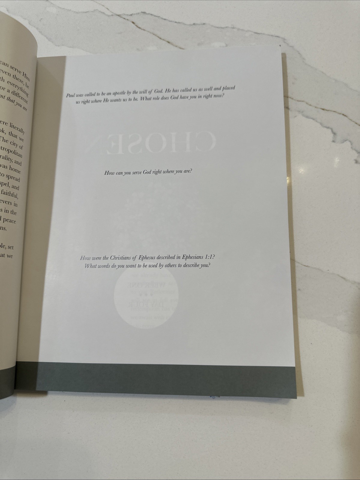 Chosen: A Study on the Book of Ephesians – Paperback – GOOD