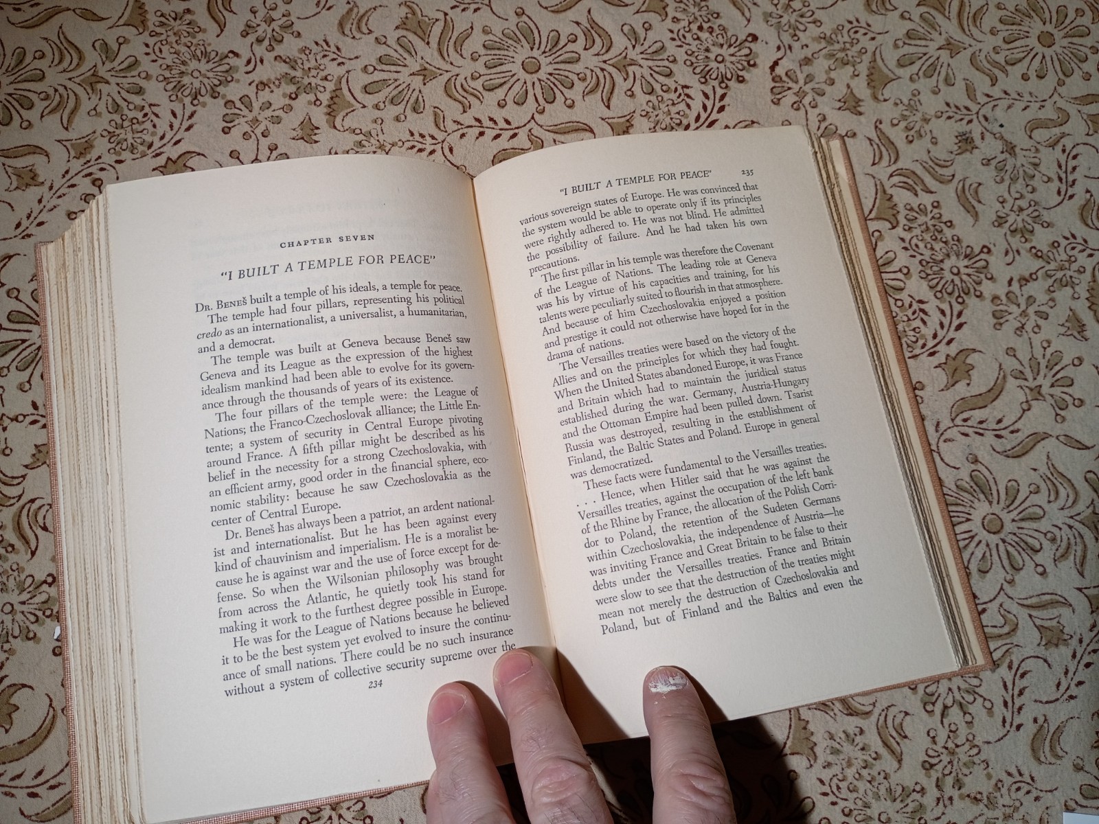 RARE 1940 HC stated 1st Ed – I Built A Temple For Peace by Edward B. Hitchcock