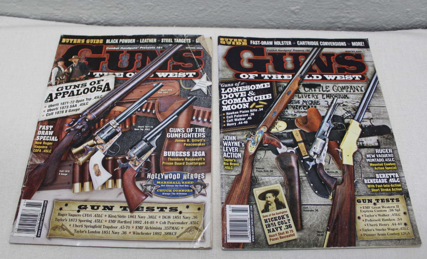 Guns of the Old West Magazine – 2 Issues Spring & Winter 2009 – Buyer’s Guide