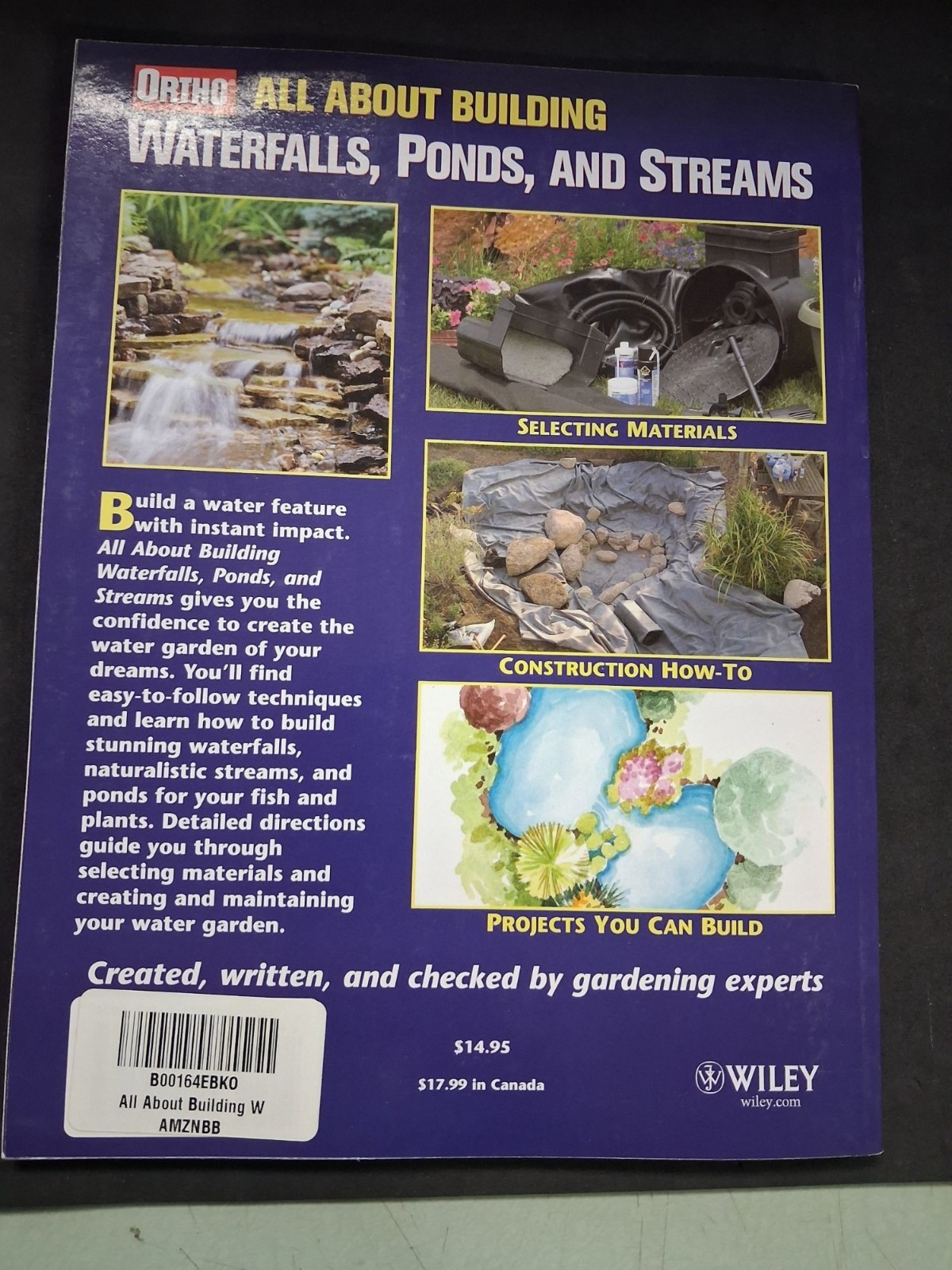 All About Building Waterfalls, Ponds, and Streams by Denny Schrock NEW