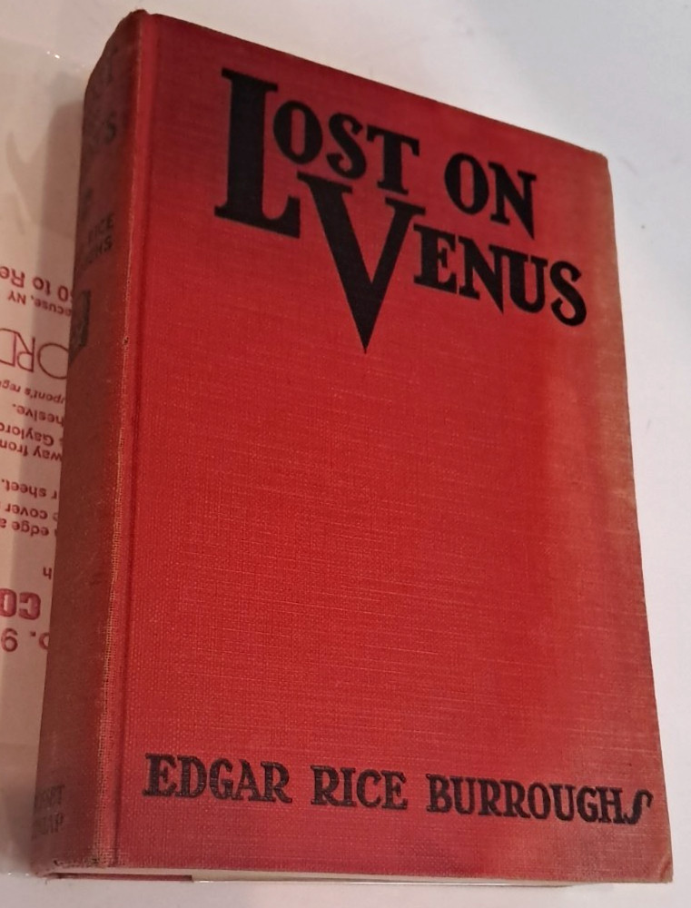 Lost On Venus by Edgar Rice Burroughs (1935) Vintage Hardcover