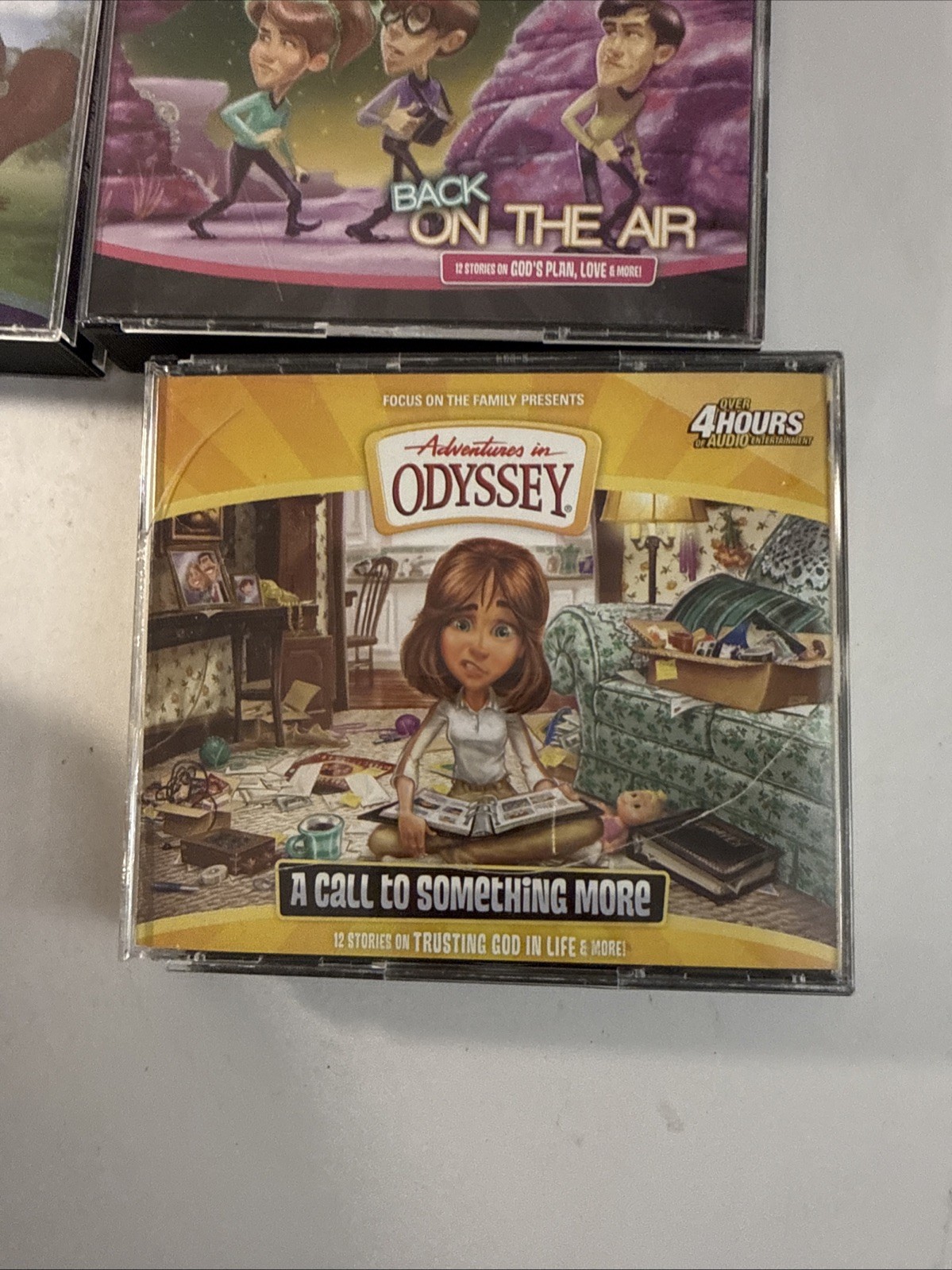 4 CD Sets (12 CDs)Adventures In Odyssey Focus On Family Audio Drama, 48 Episodes