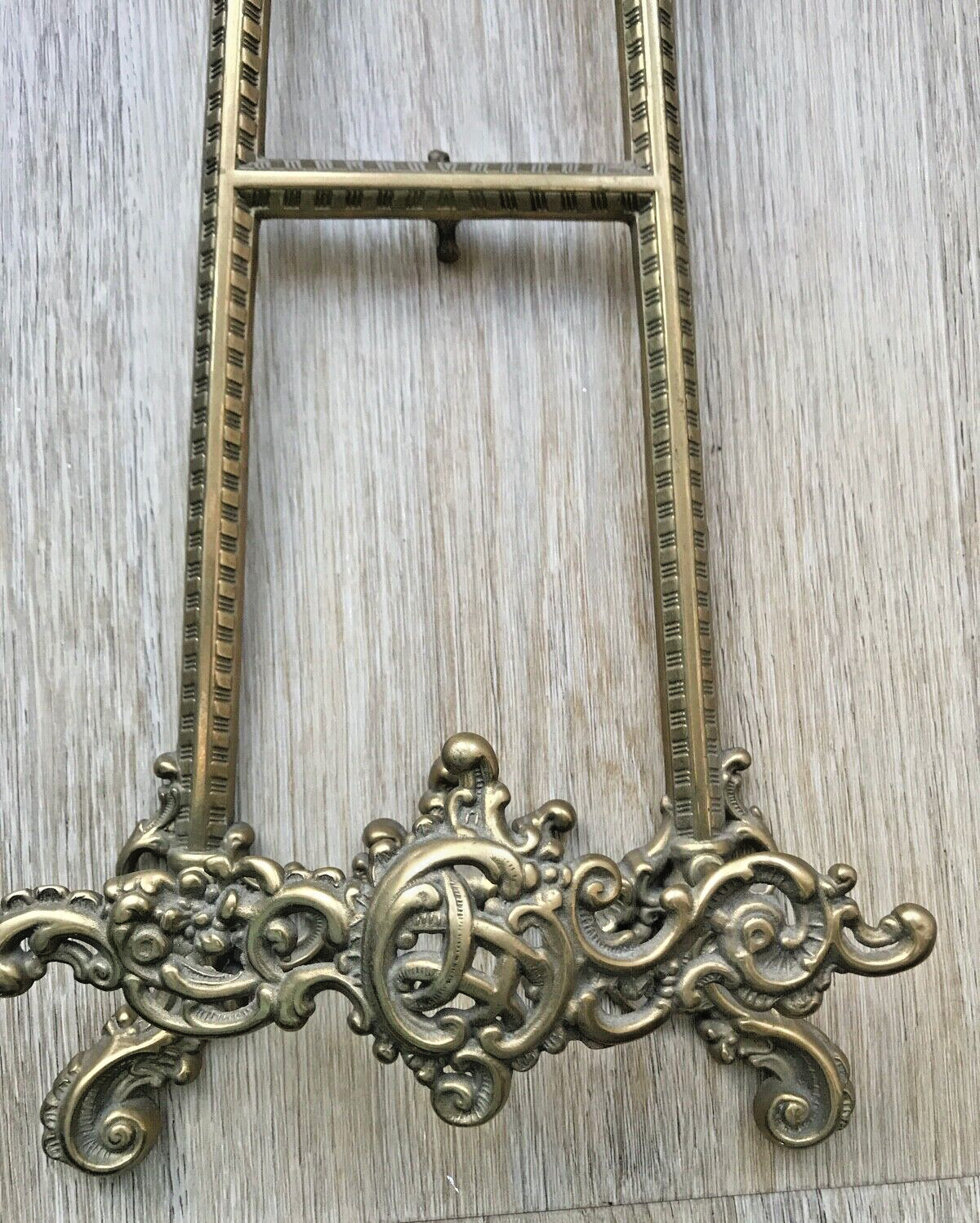 Item 37 – Large Solid Brass Easel 41.5cm x 18cm x 7cm