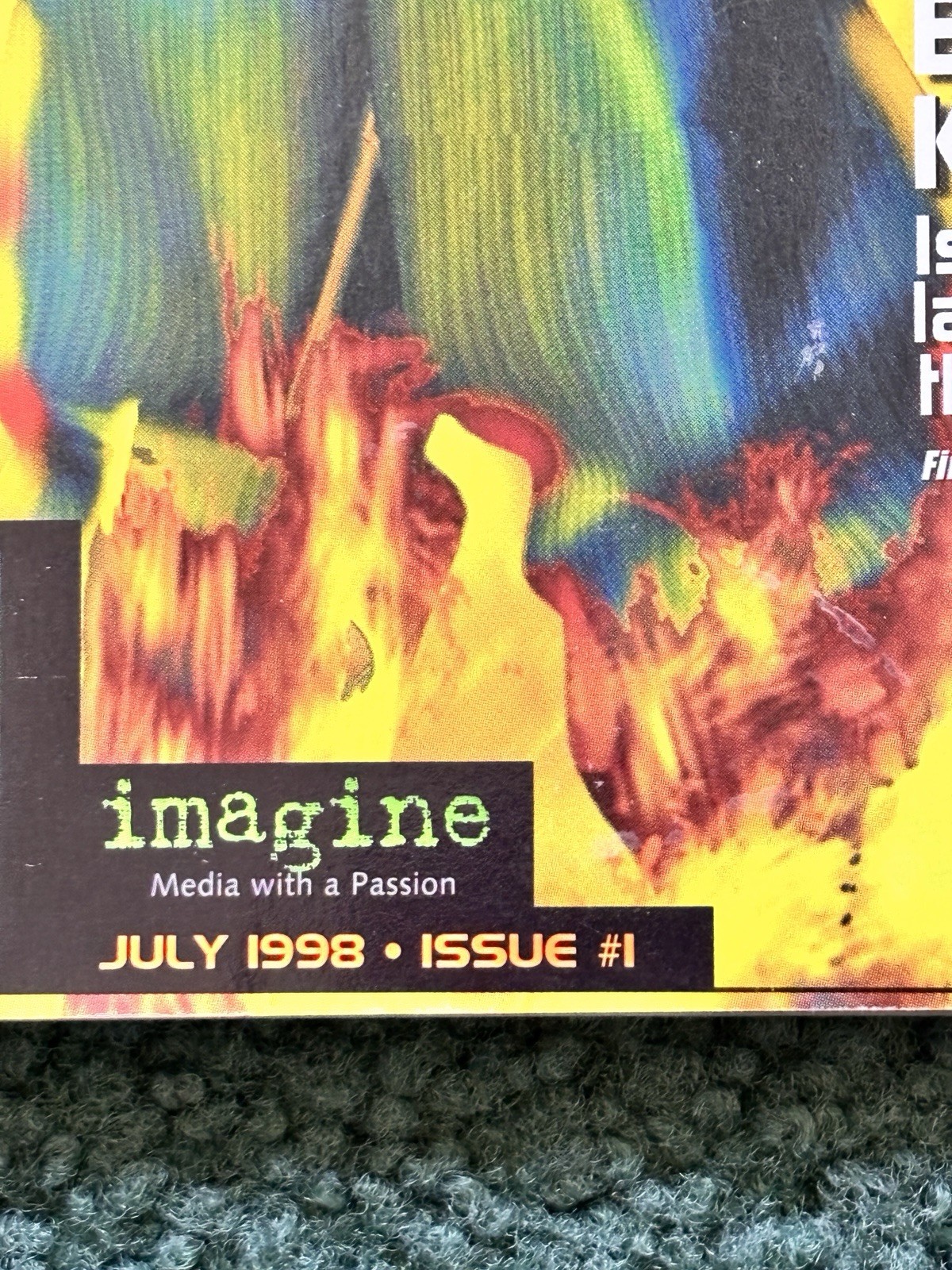 Game Buyer Magazine July 1998 No. 1 PREMEIR ISSUE Final Fantasy VII NO LABEL XF