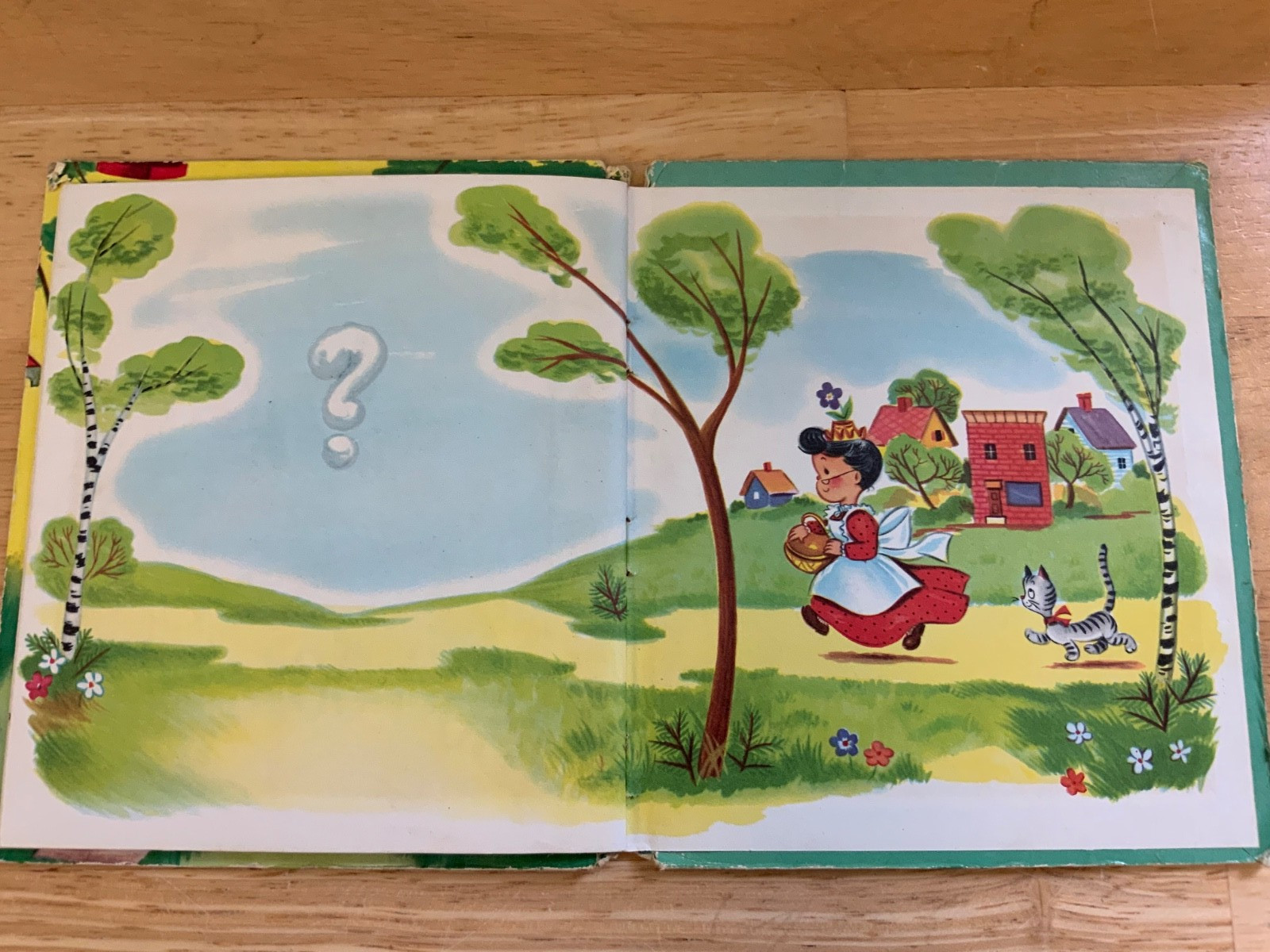 Vintage Tell-A-Tale Book, Whitman Publishing, “A Teeny-Tiny Tale” 1955 6.5″x5.5″