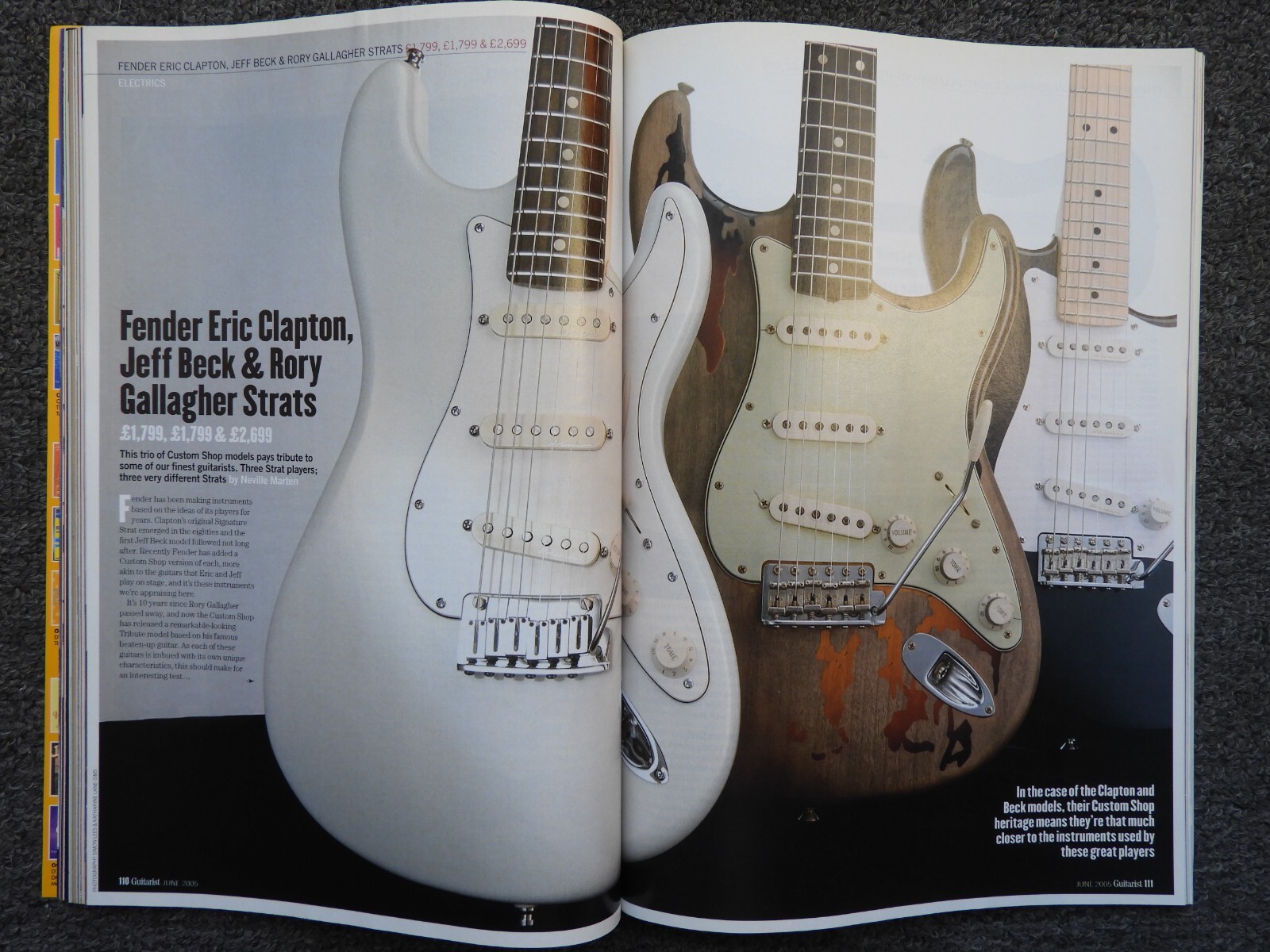 Guitarist Magazine Carlos Santana – June 2005 – Number 264- 226 pages VGC