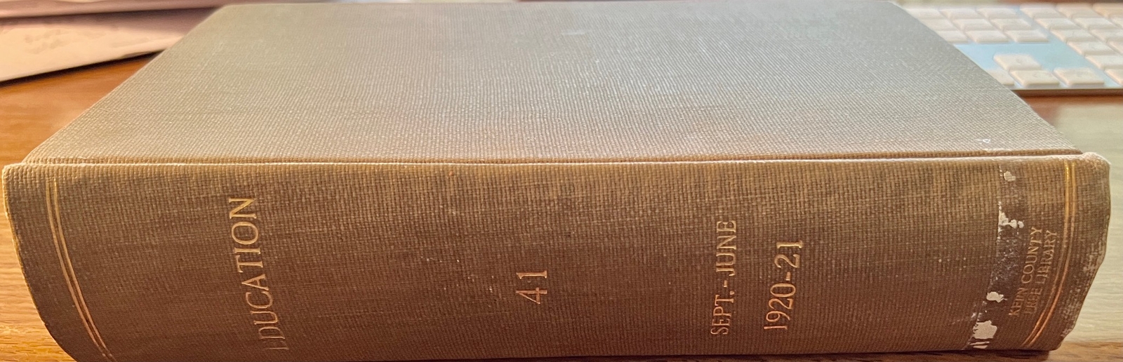 Education Magazine * Hardcover Library Binding Sept thru June 1921 * 688 Pages