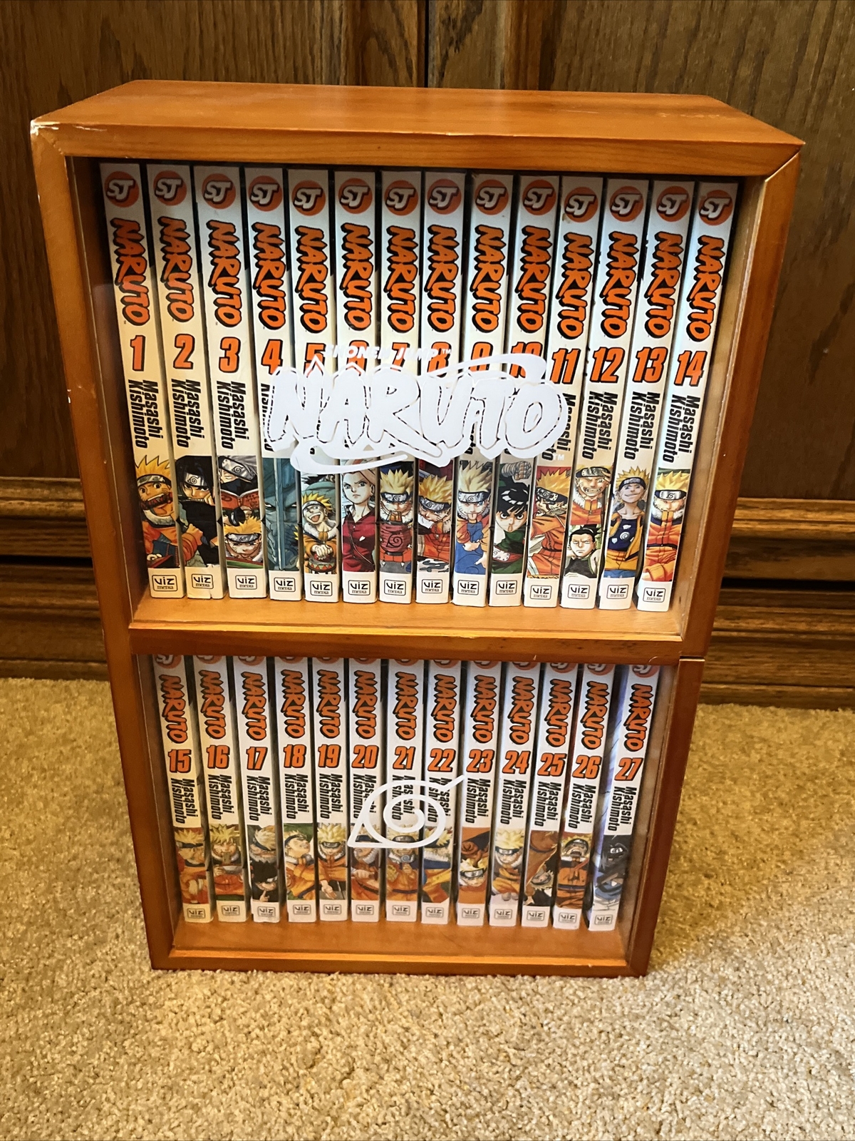 NARUTO – SHONEN JUMP – VIZ -SHADOW BOX – LIMITED EDITION – VOLUMES 1-27