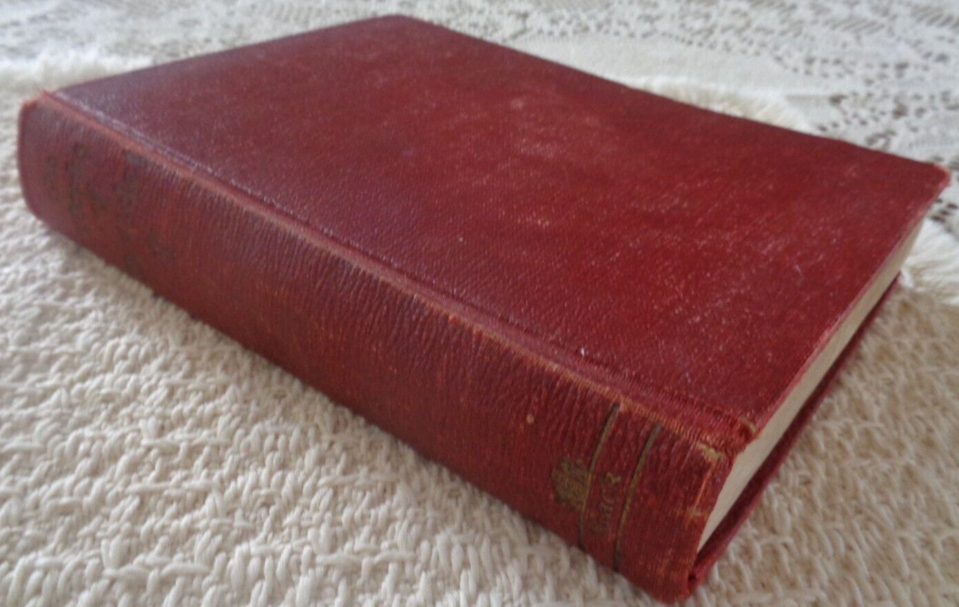 Antique 1929 HC Book The Works of Alfonse Daudet One Volume Edition 637 pages