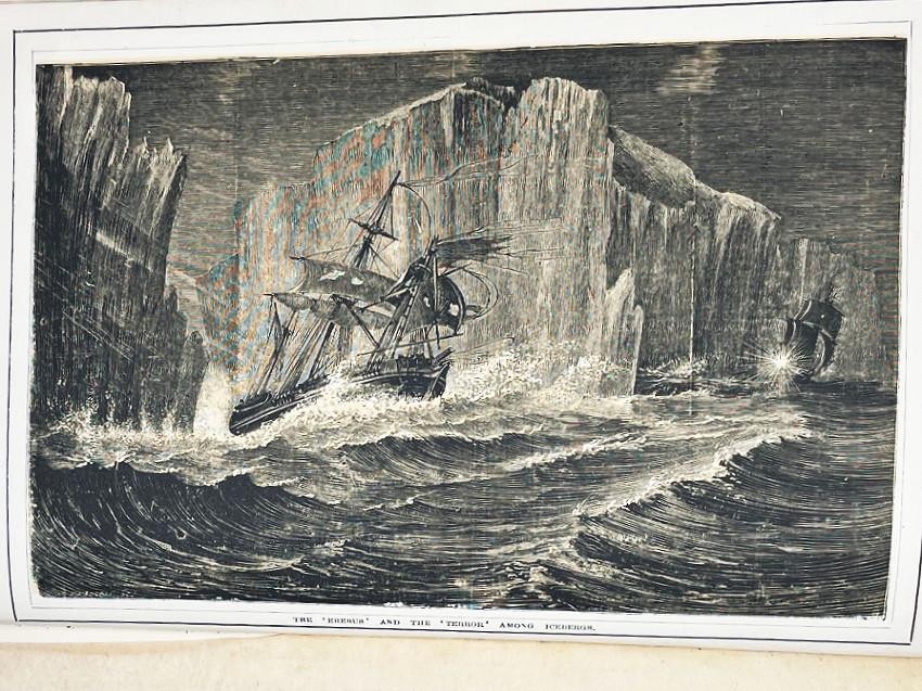 Antique 1892 THE POLAR WOLRD Exploration Maps Whaling Esquimaux FINE BINDING