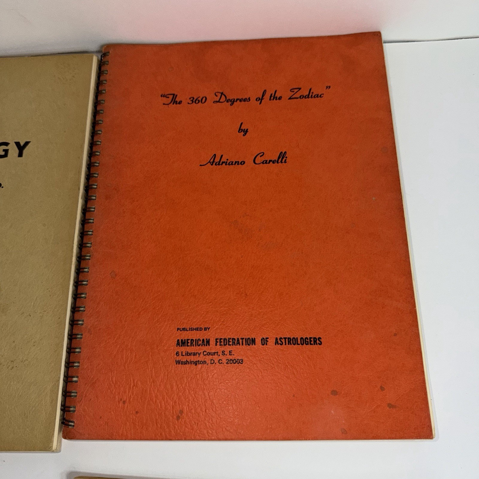 360 degrees of the Zodiac American Federation Of Astrologers Lot Of 3 Transits