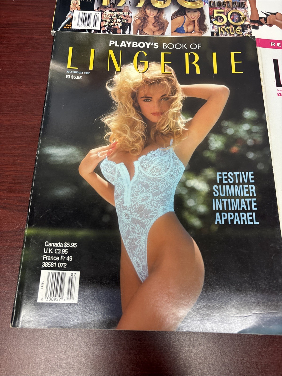 Vintage Playboy’s Book of Lingerie – Lot of 4 magazines 1992-1999Classic Collect